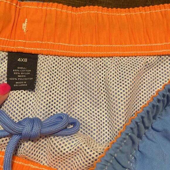 Men’s NWT Roundtree & Yorke Light Blue Swimwear 4XB - Picture 3 of 5